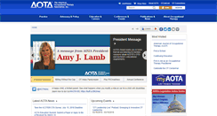 Desktop Screenshot of aota.org